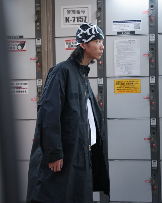 CIOTA スビンコットン M-65 フィッシュテールパーカー [ブラック]