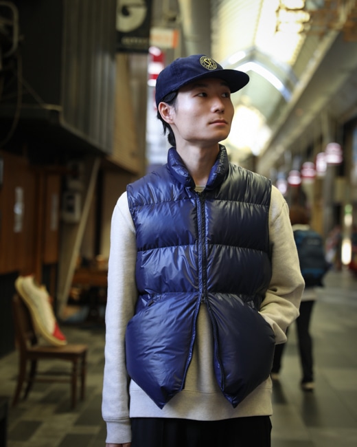 Crescent Down Works North By North West Vest [Navy(Streak Free)]