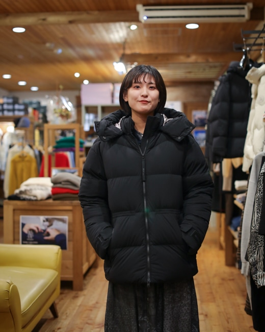 WOOLRICH Matt Stretch Puffer Jacket [Black]