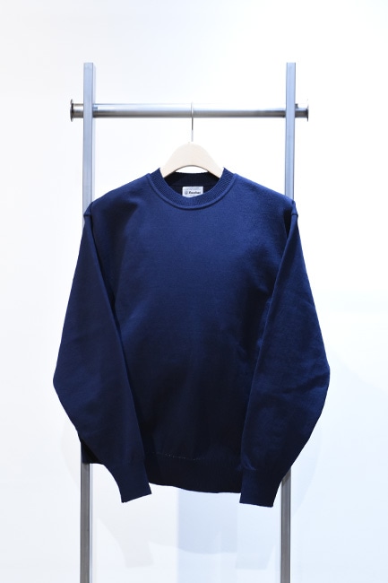 YONETOMI/ヨネトミ】Wave Cotton Knit Pullover
