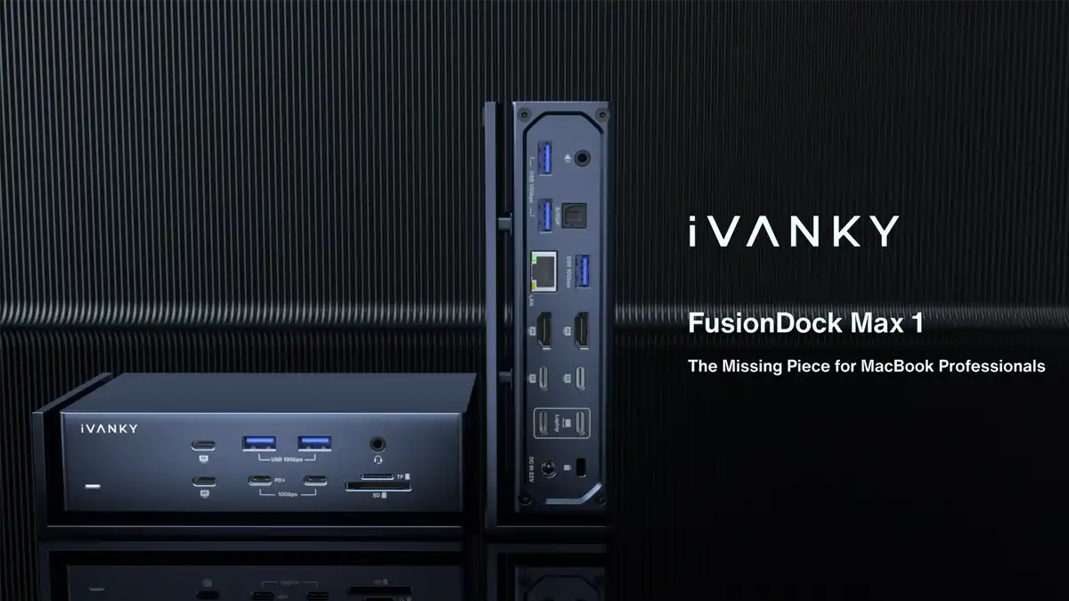MacBook Pro用Thunderbolt4ドックの決定版！「iVANKY FusionDock Max1