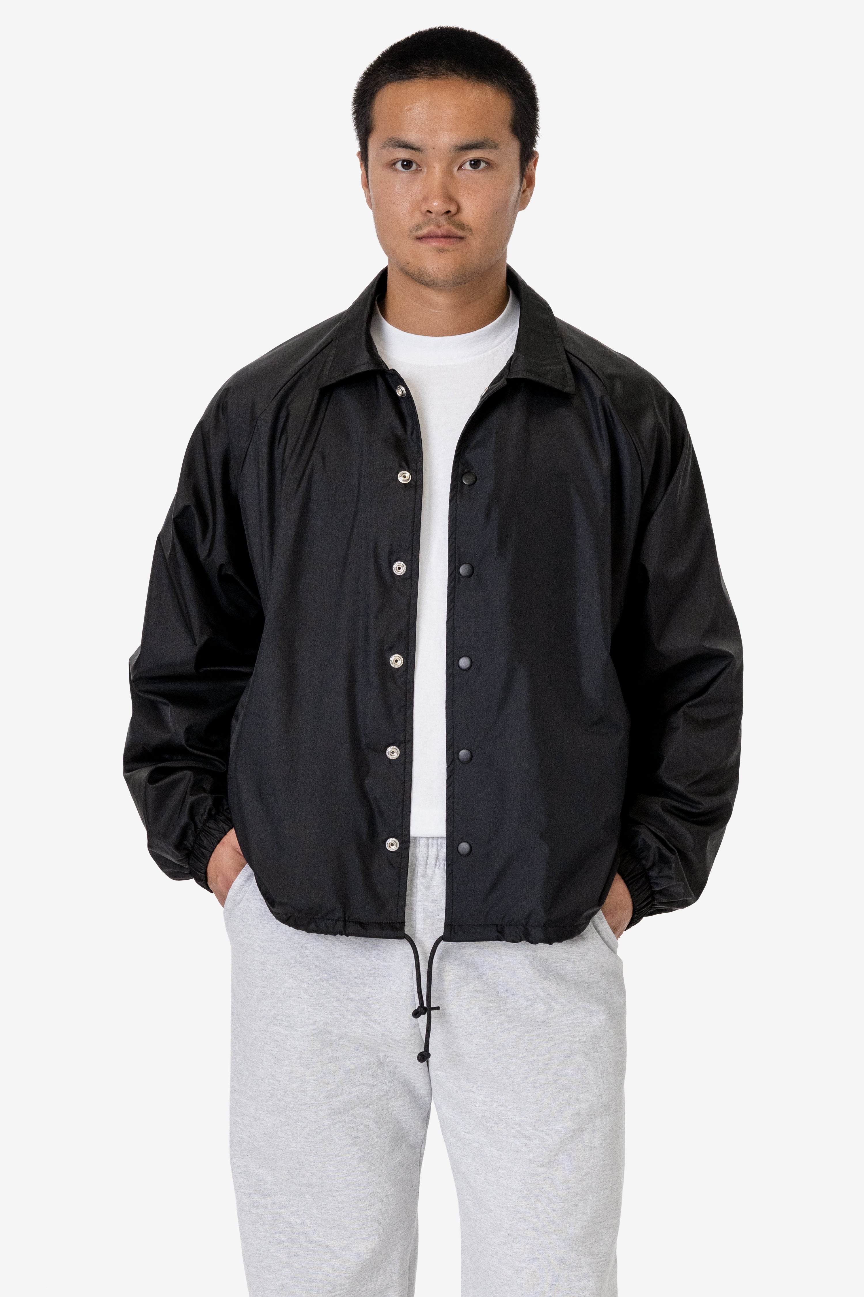 RNF401 - Nylon Raglan Coaches Jacket – Los Angeles Apparel