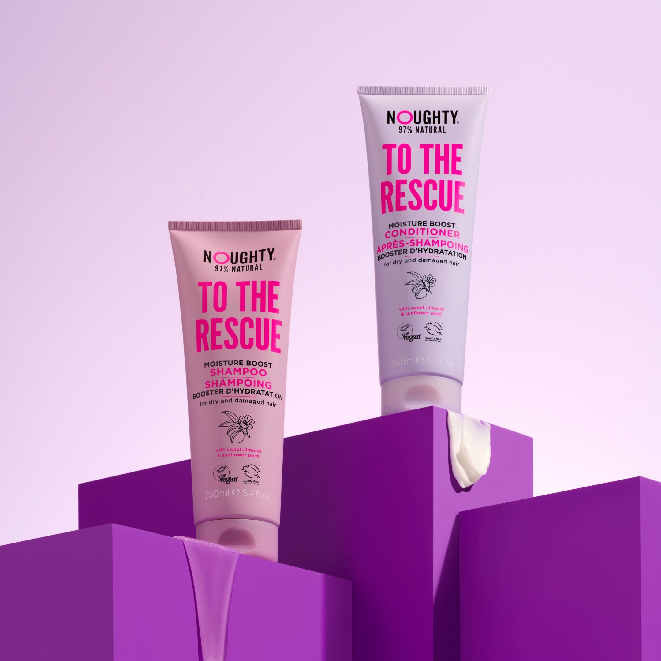 Noughty USA - To The Rescue Shampoo & Conditioner Duo Set