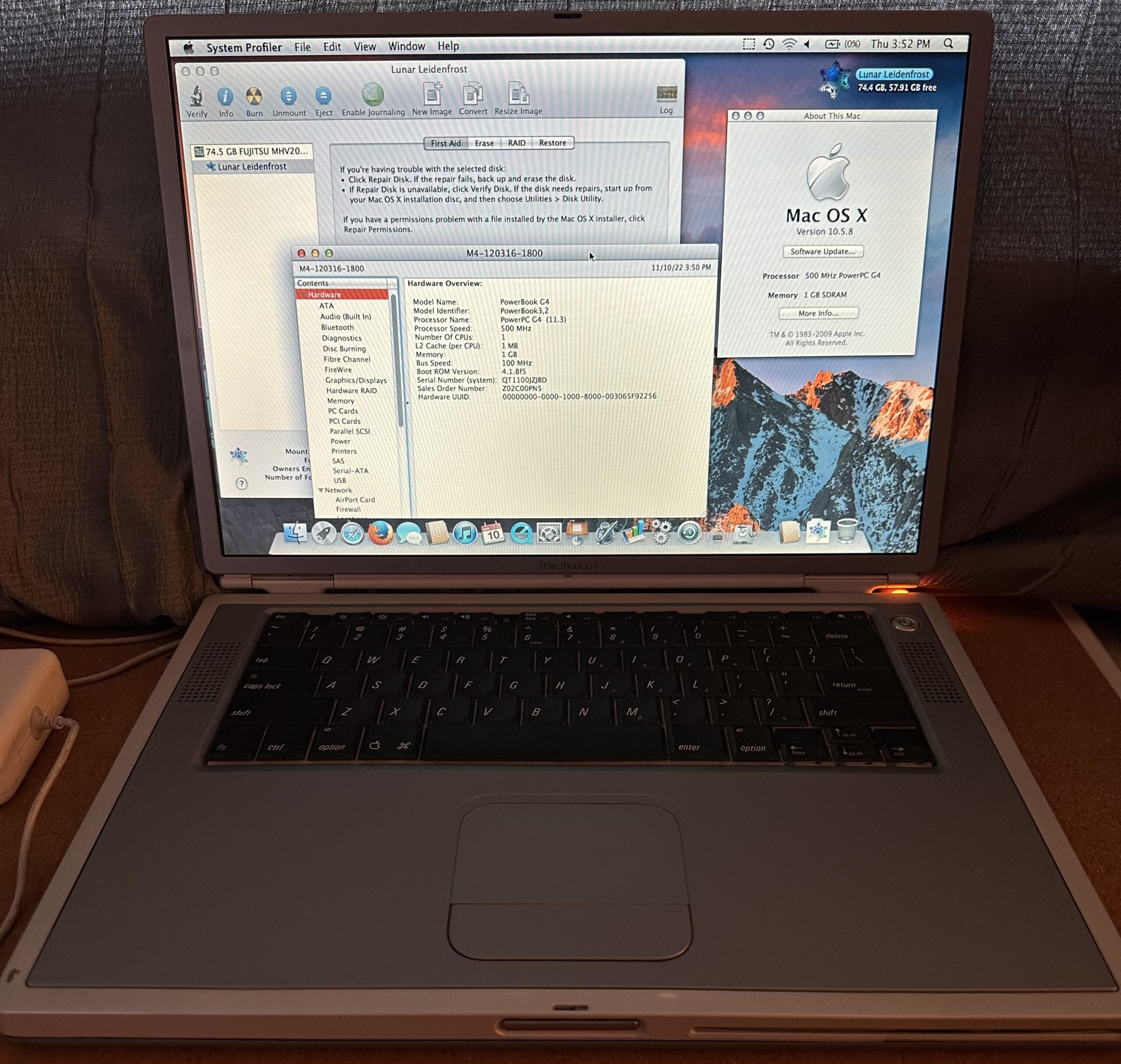 Project rewind: Fixing up an Original Titanium PowerBook G4 - Low