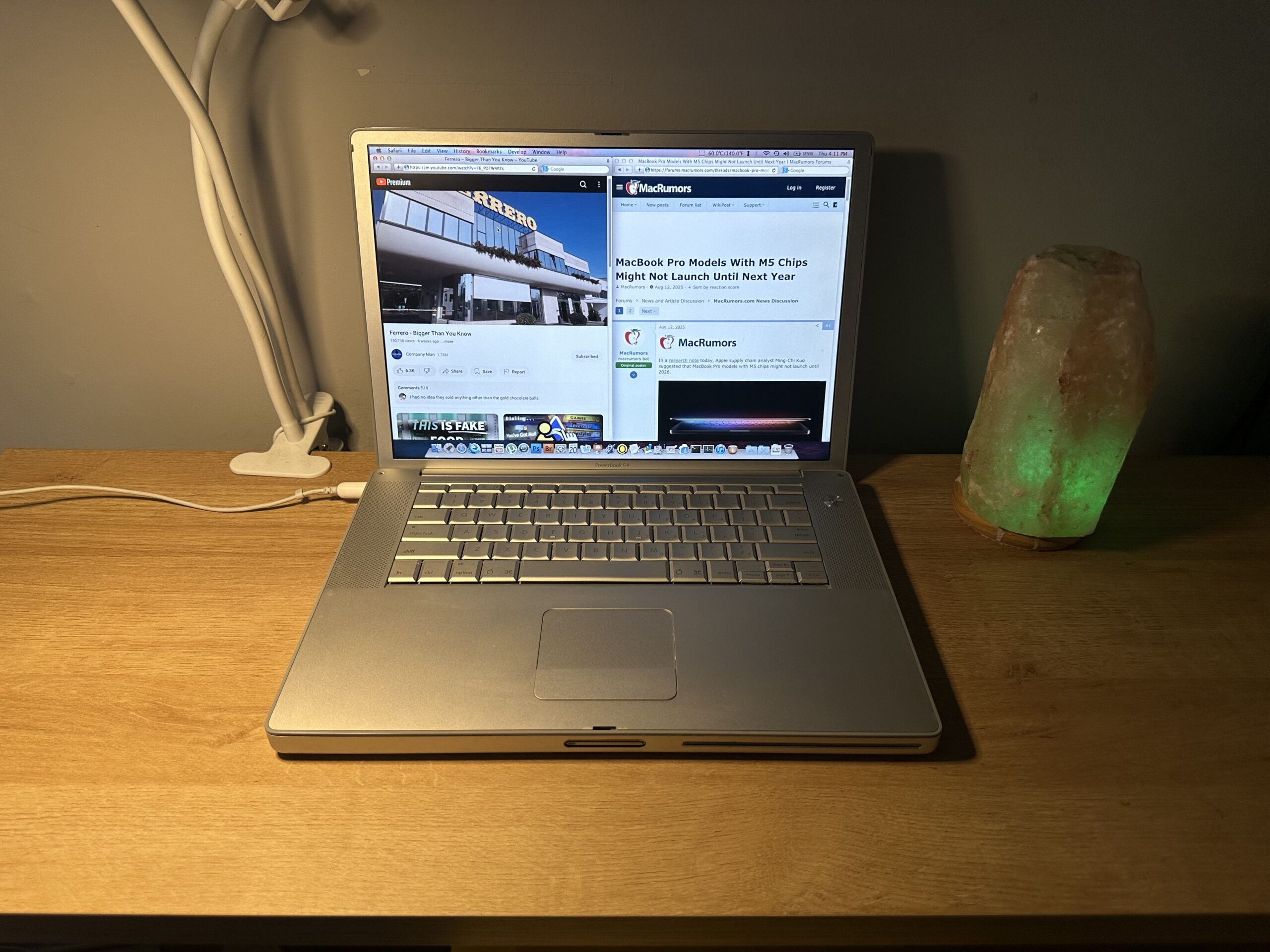 Picturing a Late 2005 15-Inch Hi-Res PowerBook G4 - Low End MacLow