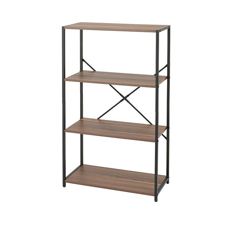 オープンラック 幅65cm 4段 ウッドラック フリーラック 木製棚 幅63.5