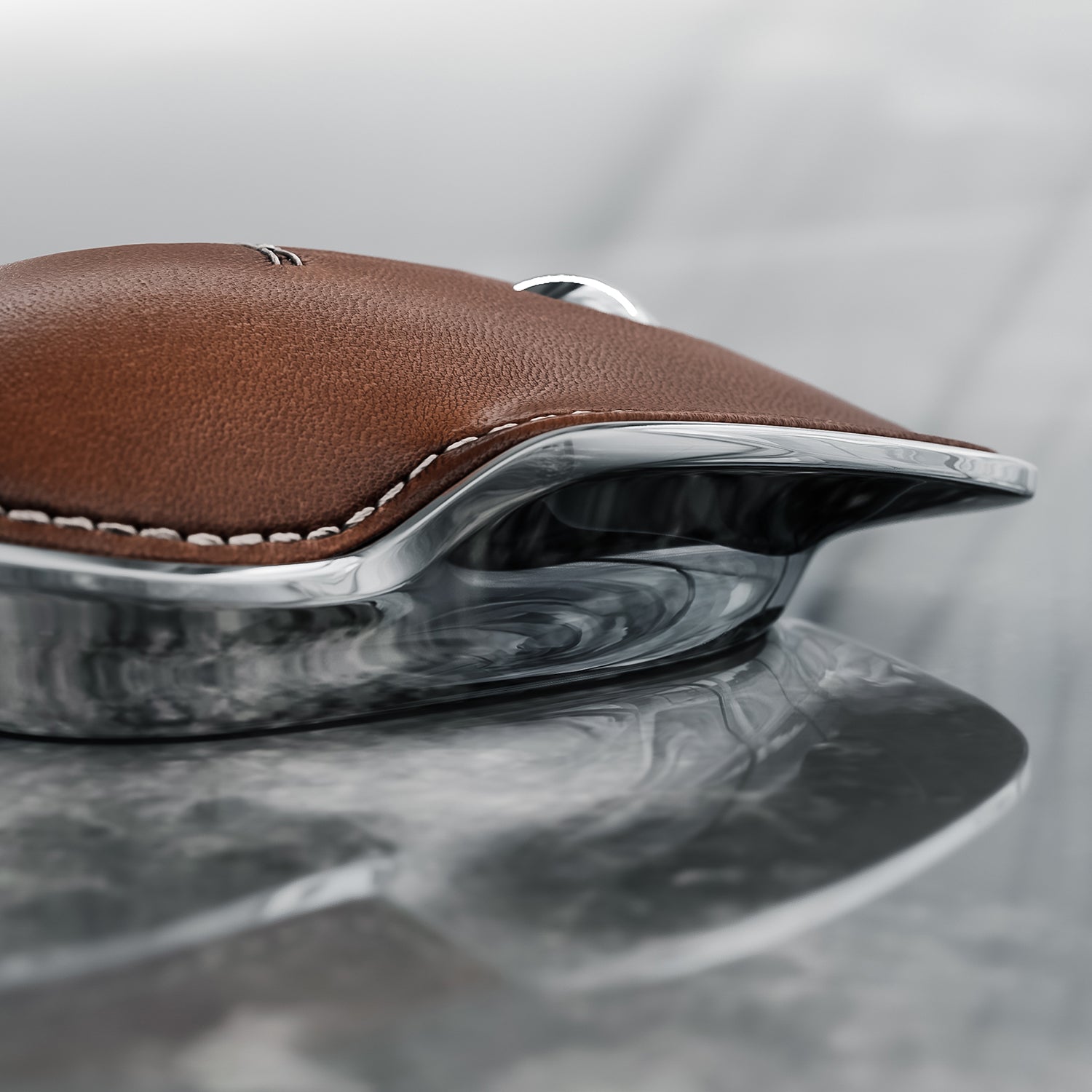 Wireless Computer Mouse - Pointer Instrument | Modernist Brown