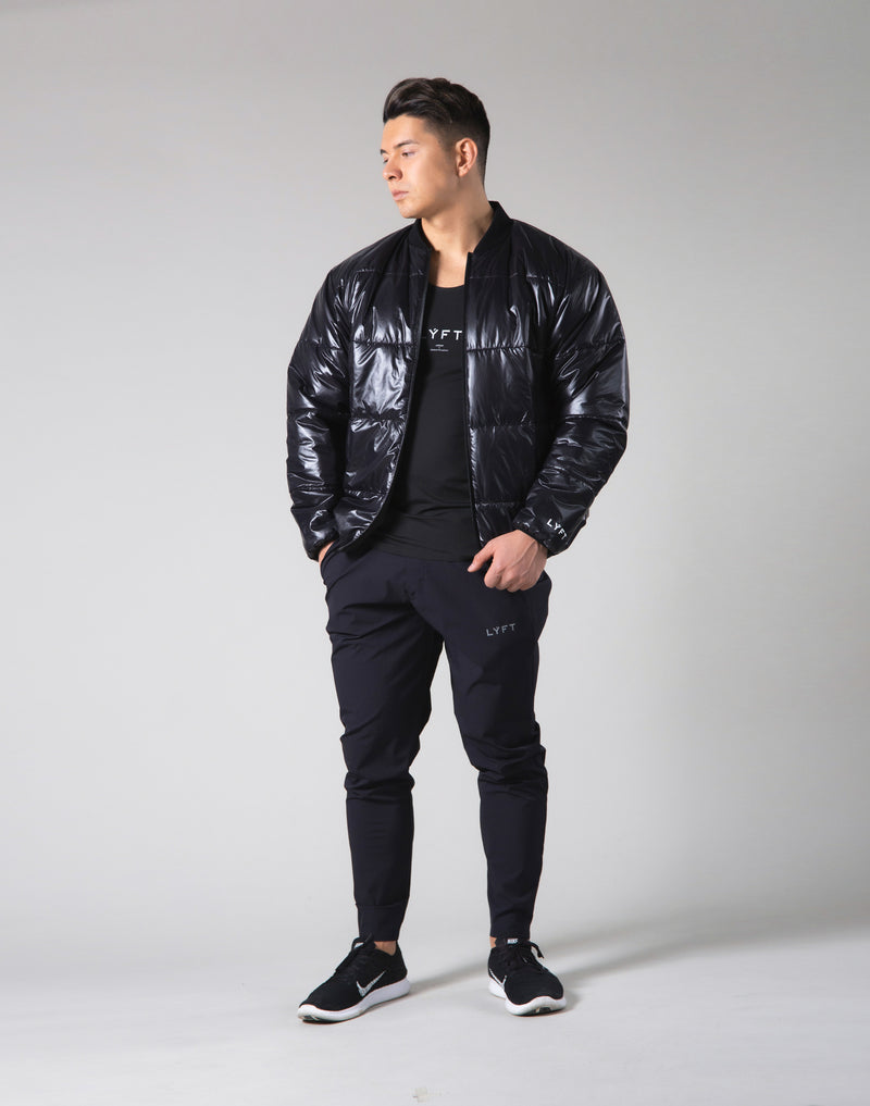 Light Weight Warm Nylon Jacket - Black – LÝFT
