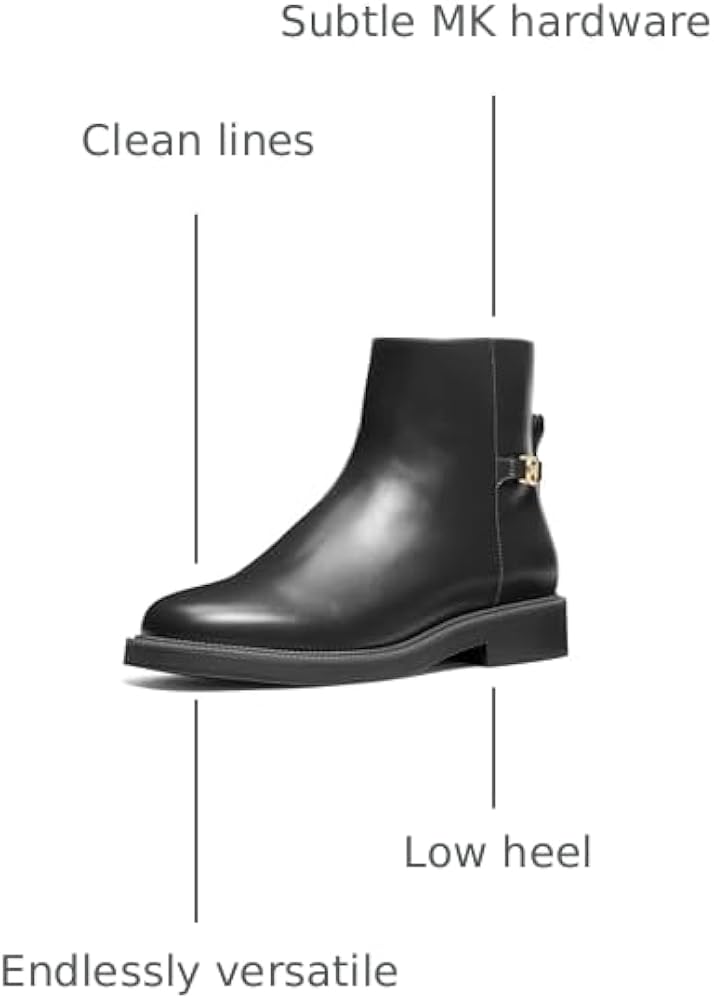 Amazon.com | Michael Kors Women's Mandy Bootie, Black, 5.5 | Ankle