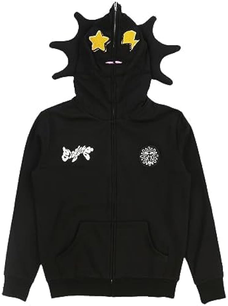 Amazon.com: OATSBAS Fun Multi Angle Full Zip Up Hoodie for Men