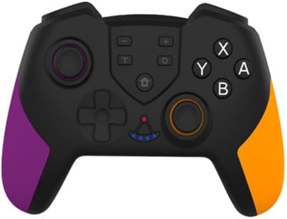 Amazon.co.jp: Switch コントローラー スイッチ パープル×オレンジ
