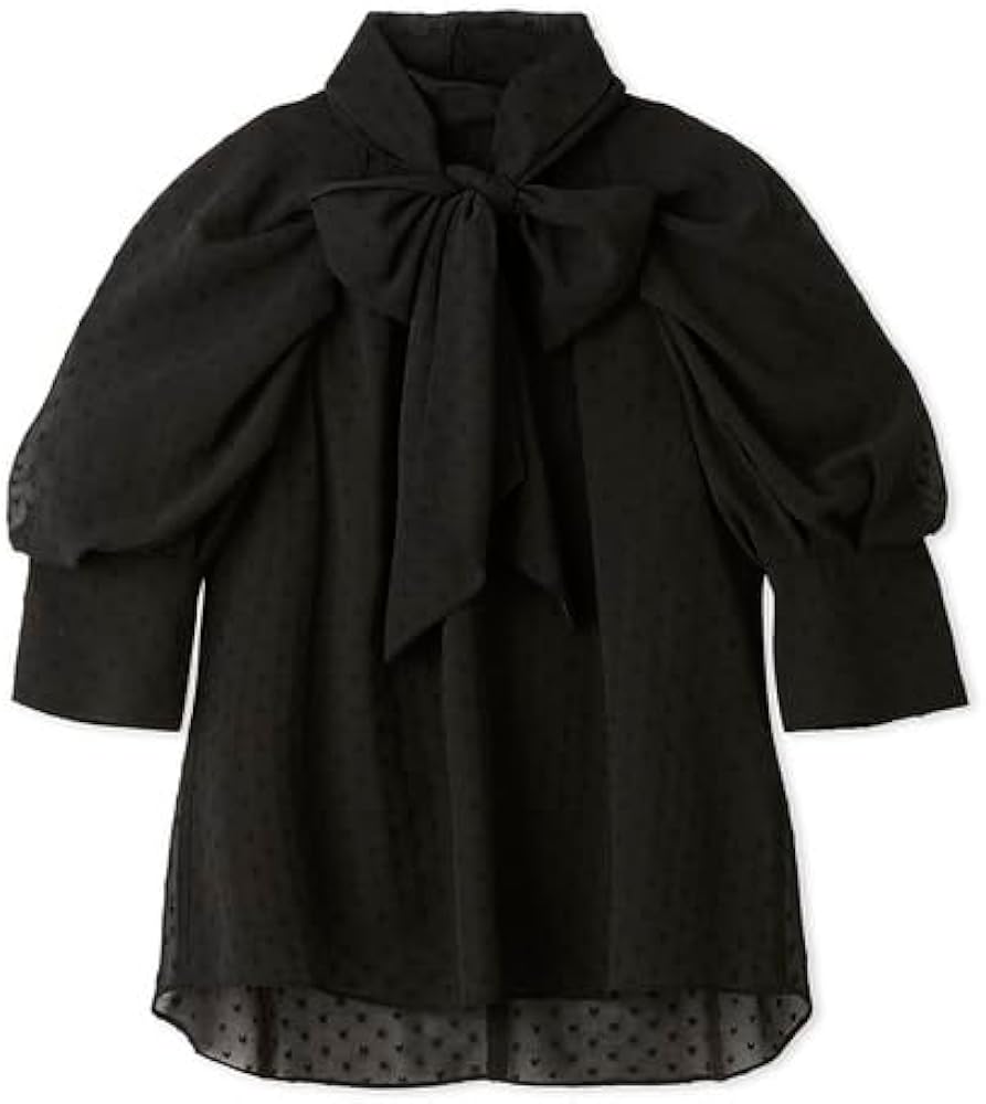 Amazon | [リリーブラウン] ラグランオーガンザボウタイブラウス