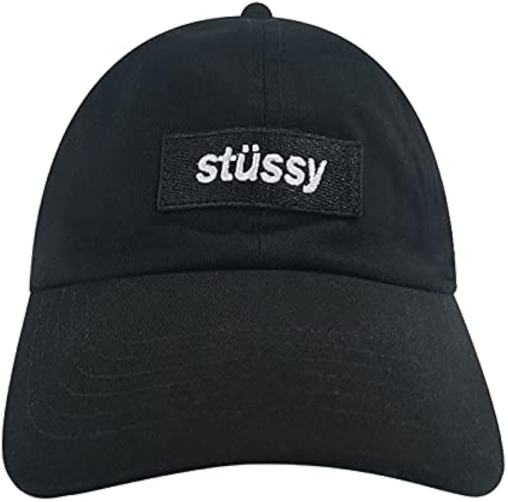 Amazon | stussy patch lo pro cap ステューシー キャップ BOXロゴ 黒