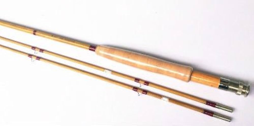 Amazon | スプリットトンキンバンブーフライロッド、2ピース2チップ、7