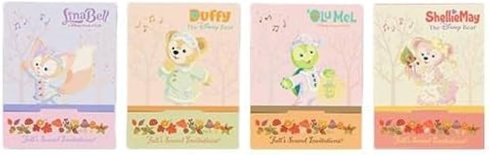 Amazon.co.jp: ダッフィー メモセット ダッフィー＆フレンズの