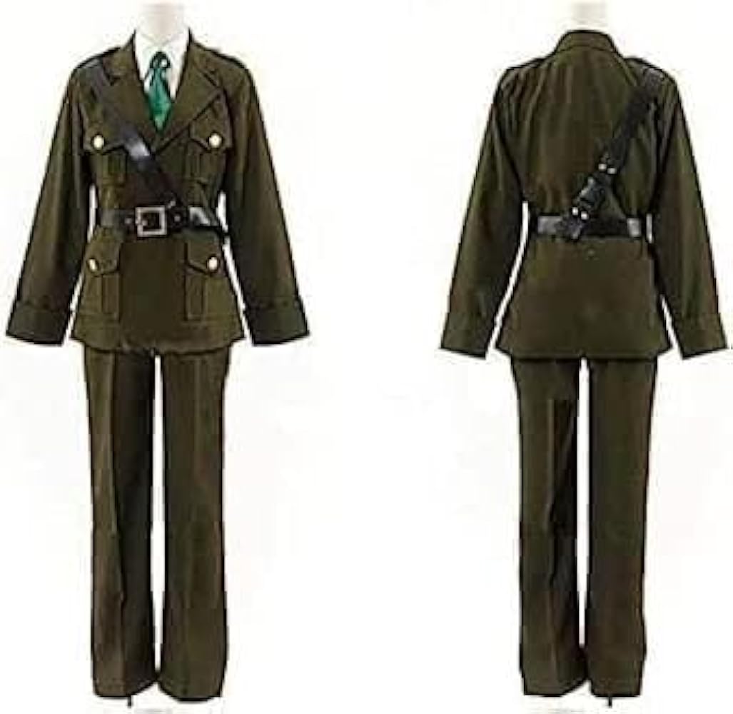 Amazon.co.jp: [PWPCOS] ヘタリア イギリス コスプレ衣装 軍服