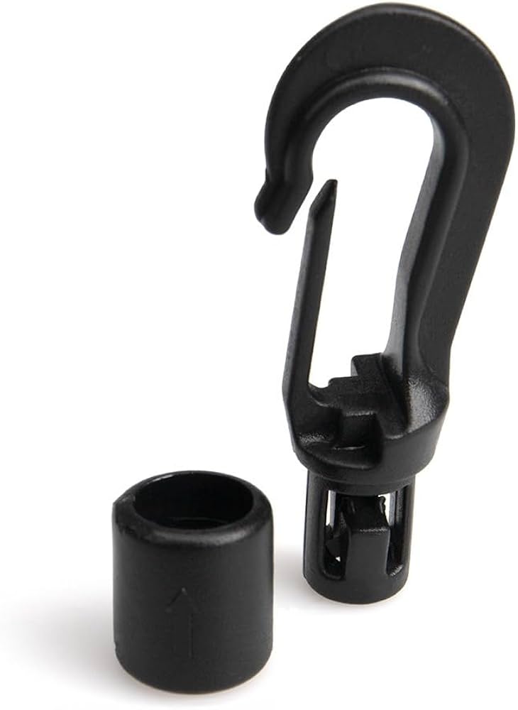 Paracord Planet Bungee Cord End Hooks – Fits 1/8