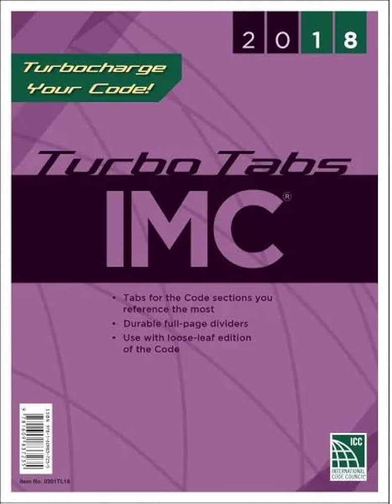 2018 International Mechanical Code Turbo Tabs, Soft Cover Version