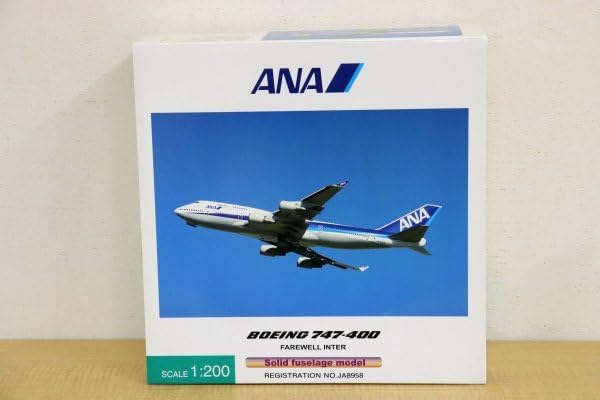 ANA Boeing 747-400 モデル 1/200 NH20128 1:200 BOEING 747-400
