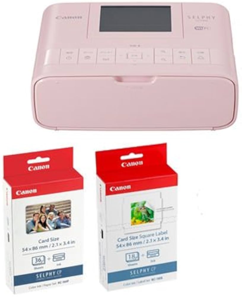 Amazon | キヤノン SELPHY CP1300 プリントキット(ピンク) | キヤノン