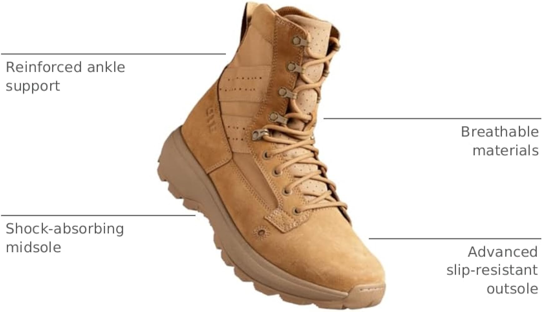 Amazon.com | OTB Boots M-Flex 8 Tactical Boots for Men and Women