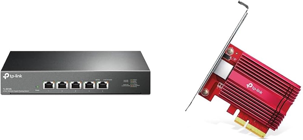 Amazon | 【セット買い】TP-Link 5ポート 全ポート10G対応 10G マルチ