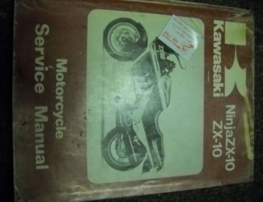 Amazon.com: 1989 1990 Kawasaki Ninja ZX-10 ZX10 Service Shop