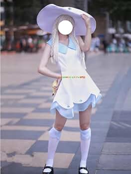 Amazon.co.jp: [TONGCHENG] リーリエ コスプレ衣装 + 帽+靴下 : ホビー