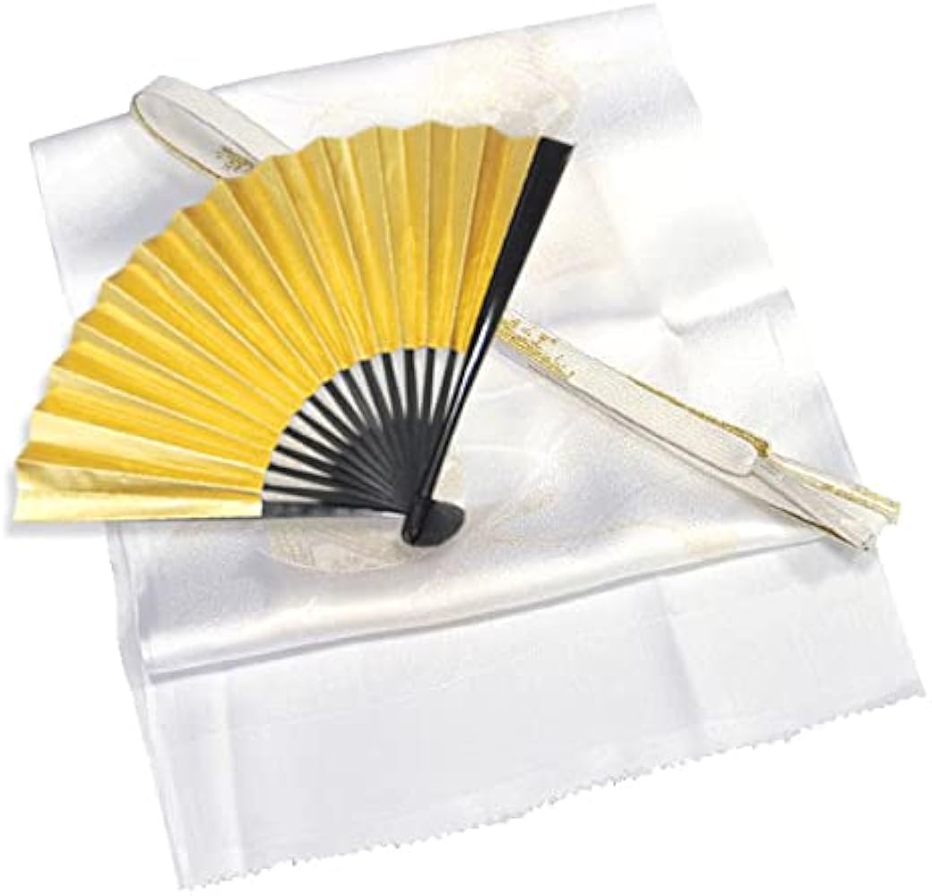 Amazon | [きものネット商会] 留袖用 正絹 白の帯揚げ・帯締めセット