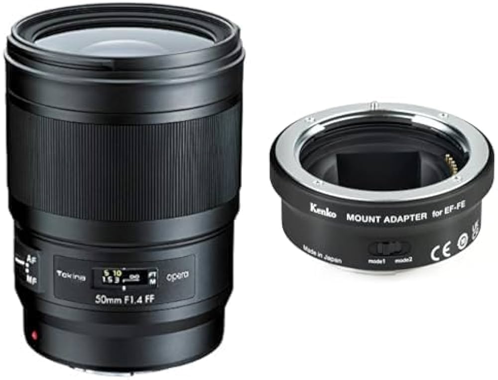 Amazon.co.jp: Tokina 標準単焦点レンズ opera 50mm F1.4 FF キヤノン