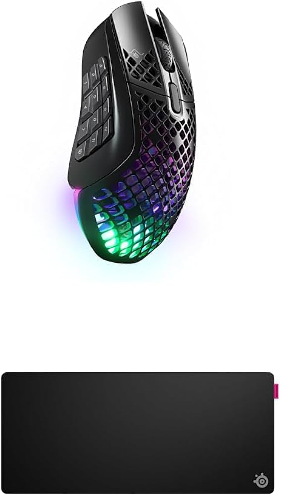 SteelSeries Aerox 9 Wireless - Holey RGB Gaming Mouse - Ultra