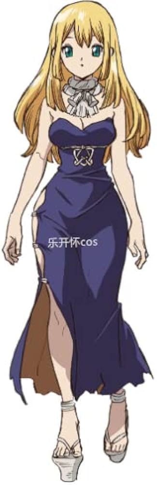 Amazon.co.jp: [BANBAS] Dr.STONE ルリ コスプレ衣装（ウィッグ，靴