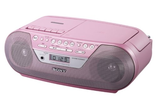 Amazon.co.jp: SONY CDラジオカセットコーダー S05 ピンク CFD-S05/P