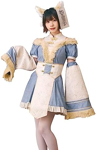 sugarnine×マリームーンコラボ チャイナ服 水色 sugarnine×マリー