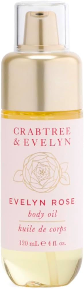Amazon.com : Crabtree & Evelyn EVELYN ROSE Body Oil 4 fl oz
