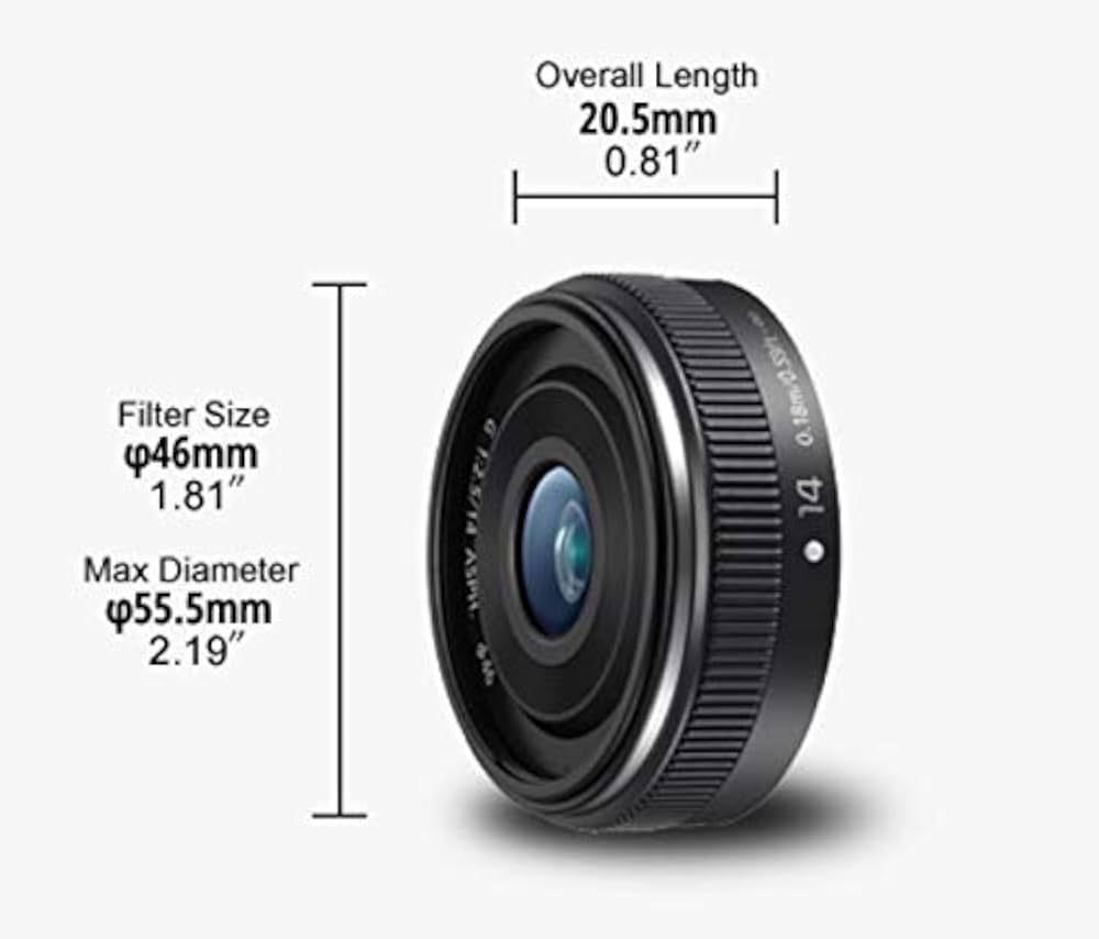 Amazon.co.jp: パナソニック LUMIX Gレンズ 14mm F2.5 II ASPH ミラー