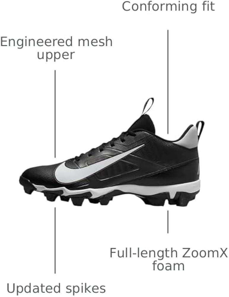 Amazon.com | Nike Alpha Menace 4 Shark Molded Football Cleats SZ