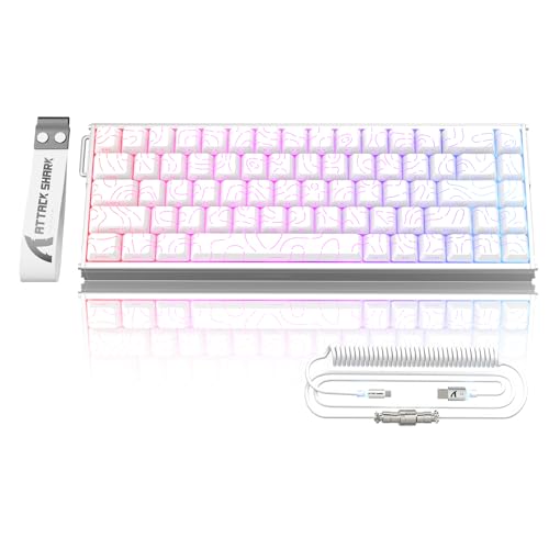 Amazon | ATTACK SHARK X68MAX HE ラピッドトリガー キーボード