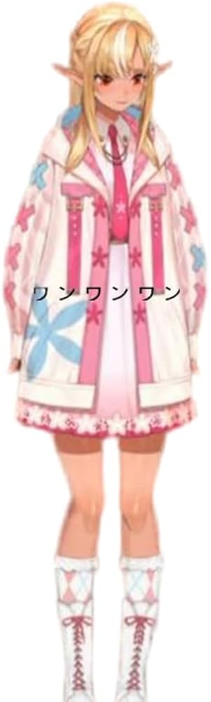 Amazon.co.jp: [ワンワンワン] 不知火フレア 新衣装 コスプレ衣装 (耳