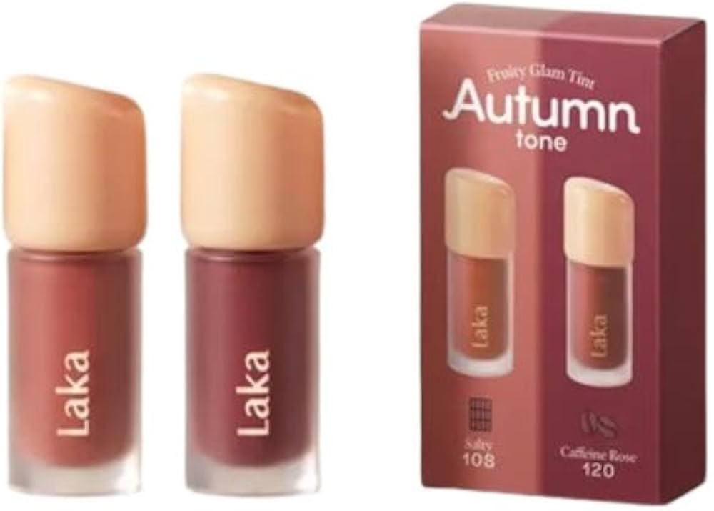 Amazon.co.jp: Fall Type Set Laka Fruity Glam Tint Mini Duo 108