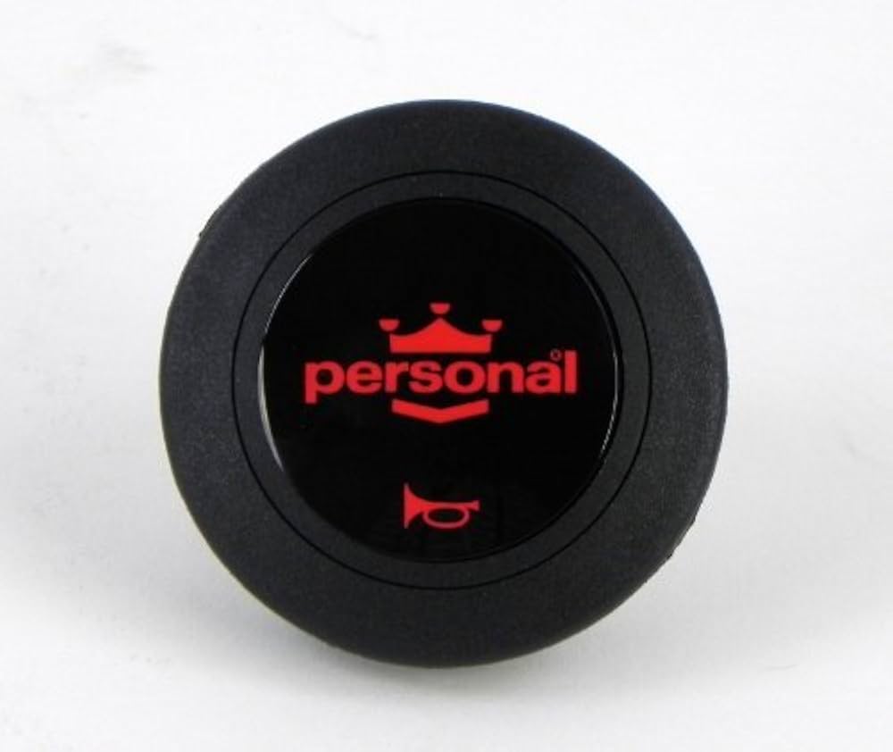 Amazon.co.jp: パーソナルホーンボタン ブラック/レッドロゴ