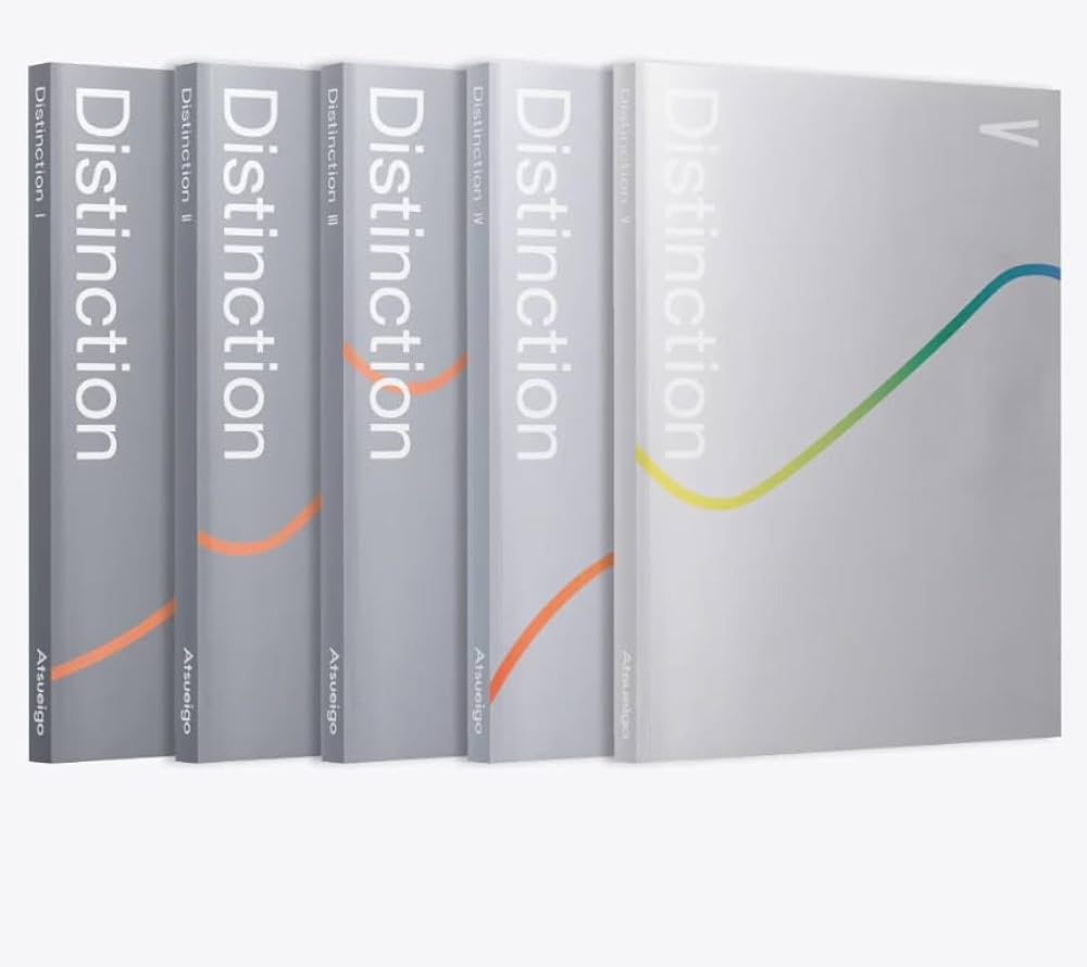 Distinction 5冊 セット【オリジナルボールペン付き】 Atsu Atsueigo