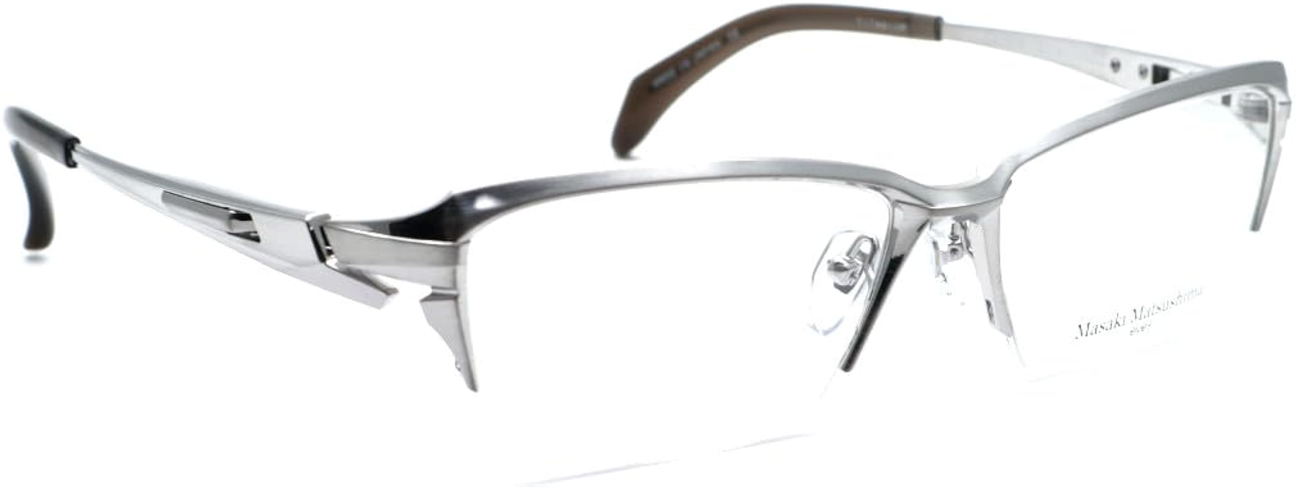 Amazon | マサキマツシマ メガネ MF-1282 col.1 度無し無色紫外線