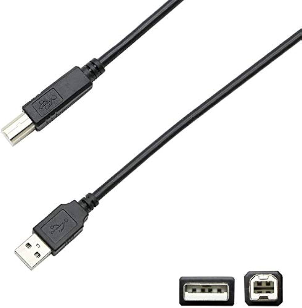 Amazon.com: WEARE USB B MIDI Cable USB 2.0 Cord Compatible for