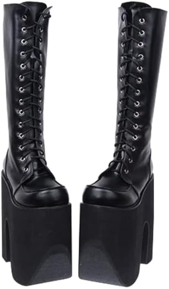 Amazon.co.jp: [WYGQ] 【即納】20cmスーパーヒール 厚底ブーツ 厚底