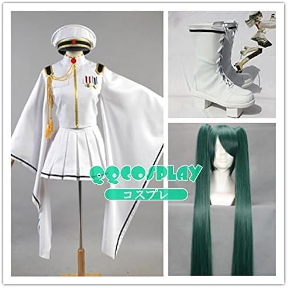 Amazon.co.jp: [HOUKIG] VOCALOID 千本桜 白初音ミクMIKU コスプレ衣装