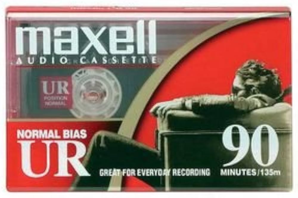 Amazon.com: Maxell UR90/100 90-Minute Blank Audiocassette Tape
