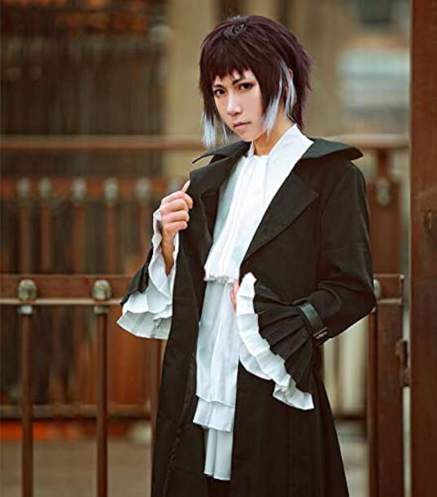Amazon.co.jp: 文豪ストレイドッグス 芥川龍之介 コスプレ衣装 (セミ
