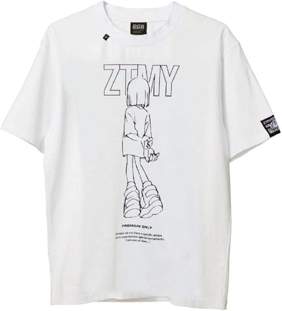 Amazon | ずっと真夜中でいいのに Re ZTMY NIRA TEE WHITE M | Tシャツ