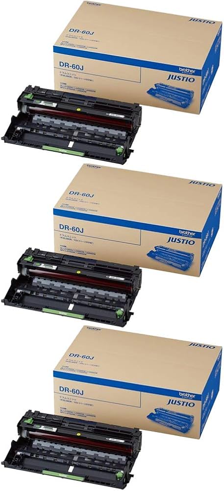 Amazon | BROTHER 純正品 DR-60J / DR60J ドラムユニット 【 3本セット